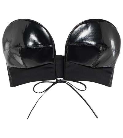 Alaïa Molded Bustier In Black