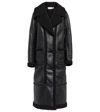 Simkhai Windsor Vegan Sherpa Biker Coat In Black