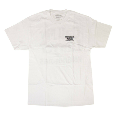 Pre-owned Market White Cotton 'legal Service' Short Sleeve T-shirt Size L