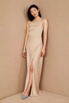 Bhldn Dylan Satin Charmeuse Dress In White