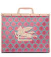 Etro Love Trotter Large Jacquard Tote Bag In 0