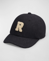 Rag & Bone Addison Varsity Baseball Cap In Black