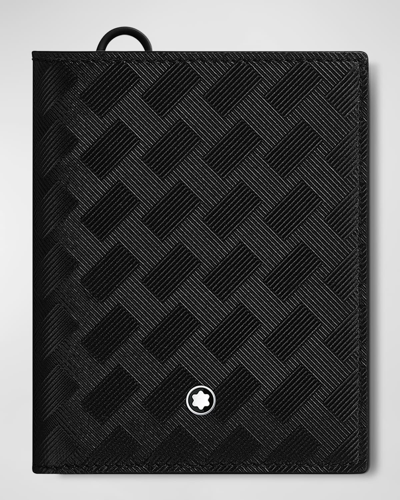 Montblanc Extreme 3.0 Cross-grain Billfold Wallet In Black