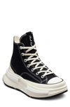 Converse Run Star Legacy Cx High Top Platform Sneaker In Black/ Egret/ White