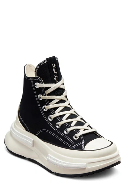 Converse Run Star Legacy Cx High Top Platform Sneaker In Black/egret/white