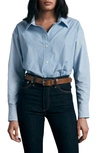 Rag & Bone Kenna Striped Button-up Shirt In L.blustrpe