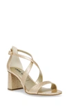 Anne Klein Armaretta Strappy Sandal In Gold