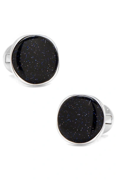 Cufflinks, Inc Blue Goldstone Cuff Links