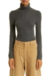 Nili Lotan Lynnette Cashmere Turtleneck Sweater In Charcoal