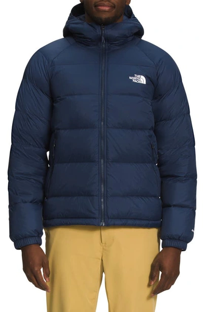 The North Face Hydrenalite 550-fill Power Down Hooded Jacket In Summit Navy
