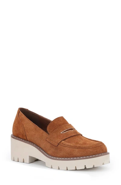 Vintage Havana Blauvelt Platform Pump In Cognac
