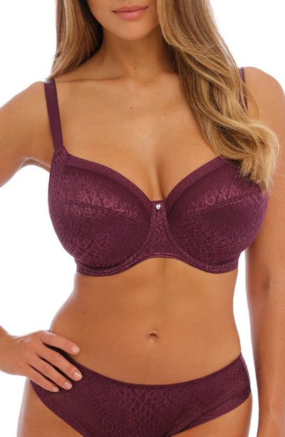 Fantasie Envisage Underwire Side Support Bra In Mulberry