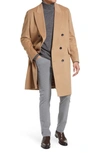 Cardinal Of Canada Men's Thomas Wool & Cashmere-blend Double-breasted Coat In Camel