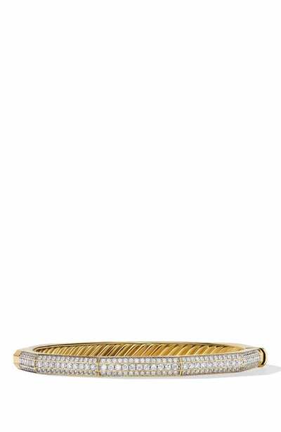 David Yurman Women's Carlyle 18k Yellow Gold & Diamonds Bracelet