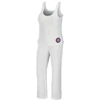 Wear By Erin Andrews Women's  Cream Chicago Cubs Plus Size Cozy Scoop Neck Tank Top And Pants Set In Cream
