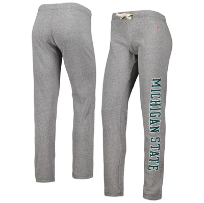 League Collegiate Wear Heather Gray Michigan State Spartans Victory Springs Tri-blend Jogger Pants