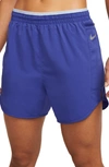 Nike Tempo Luxe Dri-fit Running Shorts In Lapis/ Royal Tint