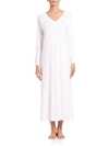 HANRO WOMEN'S PURE ESSENCE LONG-SLEEVE GOWN,400087034656