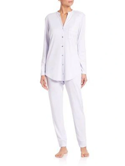 HANRO WOMEN'S PURE ESSENCE COTTON PAJAMAS,400087034719