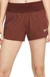 Nike Eclipse Running Shorts In Bronze Eclipse