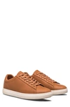 Clae Bradley Sneaker In Cashew Brown Leather