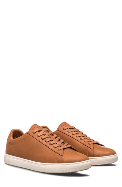 Clae Bradley Sneaker In Cashew Brown Leather