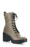 Fly London Tiel Combat Boot In 007 Taupe Dublin