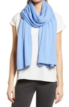 Nordstrom Transitional Knit Travel Wrap In Blue Cornflower
