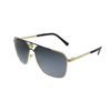 Versace Ve 2238 143687 Unisex Rectangle Sunglasses In Multi