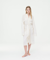 Naadam Long Cashmere Robe In White