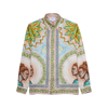 Casablanca Mosaics Grecques Shirt In Multicoloured