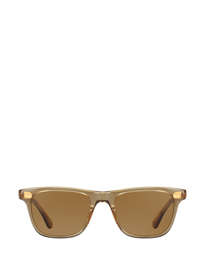 Garrett Leight Wavecrest Sun Bottle Glass Brown Sunglasses