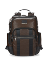 TUMI NATHAN EXPANDABLE LEATHER BACKPACK