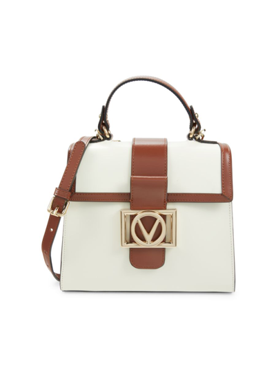 Valentino By Mario Valentino Women's Betty Leather Top Handle Bag In Carob