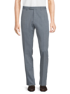 Zanella Men's Noah Virgin Wool Blend Dress Pants In Blue