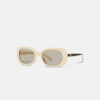 COACH BADGE ROUNDED SQUARE SUNGLASSES