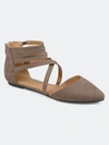 Journee Collection Women's Tru Comfort Foam Marlee Flat In Taupe