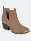 Journee Collection Women's Issla Bootie In Taupe
