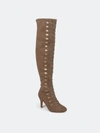 Journee Collection Women's Trill Boot In Taupe