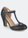 Journee Collection Women's Wide Width Olina Pump In Blue