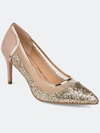 Journee Collection Women's Kalani Pump In Rose Gold