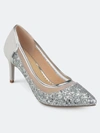 Journee Collection Women's Kalani Pump In Silver