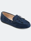 Journee Collection Women's Comfort Thatch Loafer In Navy