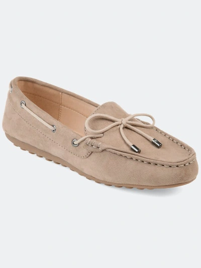 Journee Collection Women's Comfort Thatch Loafer In Taupe