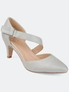 Journee Collection Women's Tru Comfort Foam Tillis Pump In Silver