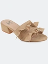 Journee Collection Women's Sabica Slide In Nude