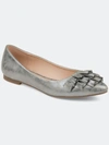Journee Collection Women's Judy Flat In Pewter