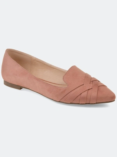 Journee Collection Women's Mindee Flat In Blush