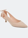 Journee Collection Women's Bindi Kitten Heel In Nude