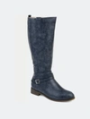 Journee Collection Collection Women's Tru Comfort Foam Wide Calf Ivie Boot In Blue